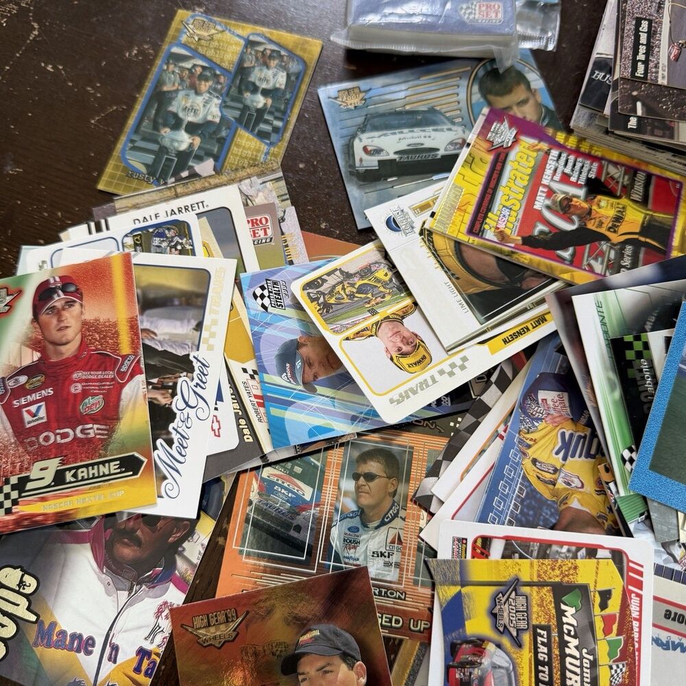 400 Vintage NASCAR Cards Lot Richard Petty Dale Jarrett Rusty Wallace Kenseth - Picture 5 of 12